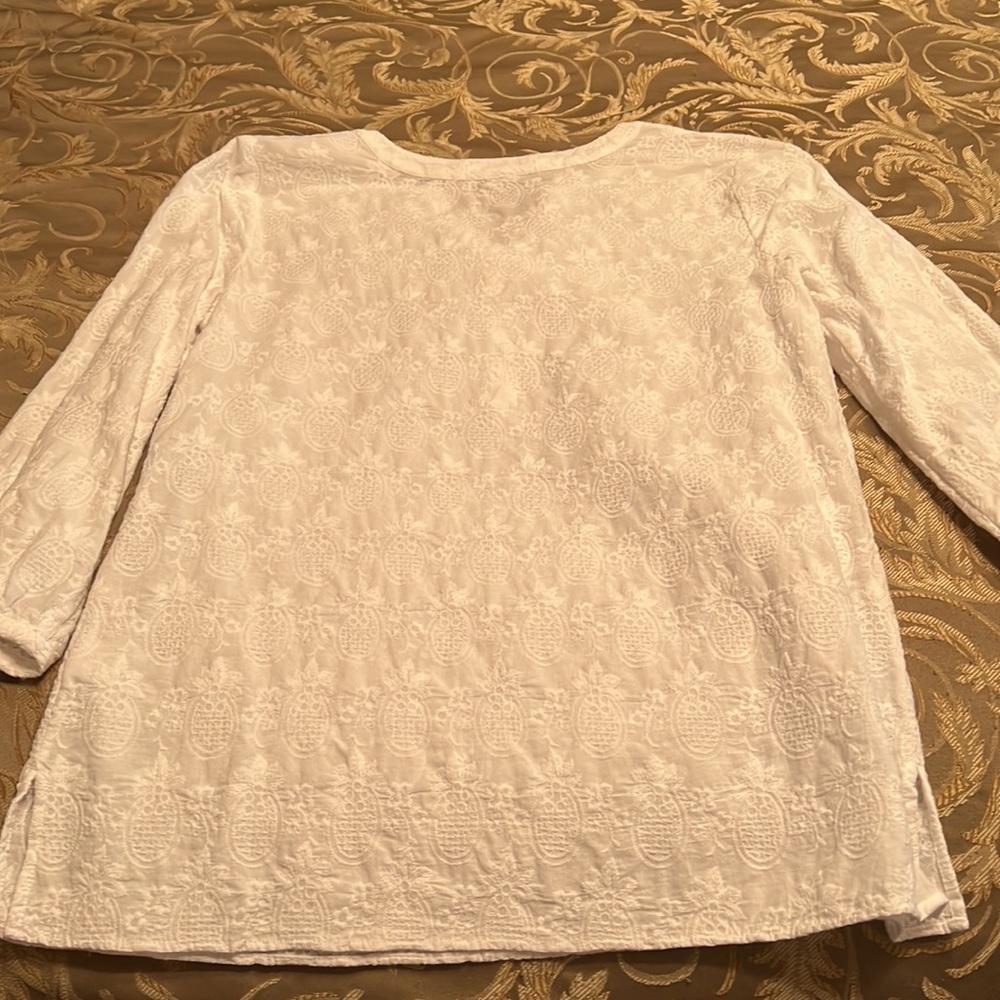 Talbots pineapple top - Picture 6 of 6
